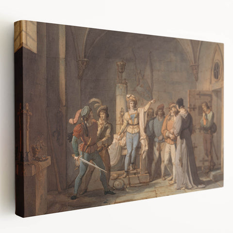 Romanticism Art - Joan of Arc Imprisoned in Rouen by Pierre-Henri Revoil