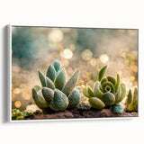Serene Succulent Wall Art - Modern Botanical Canvas for Living Room