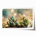 Serene Succulent Wall Art - Modern Botanical Canvas for Living Room