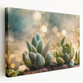 Serene Succulent Wall Art - Modern Botanical Canvas for Living Room