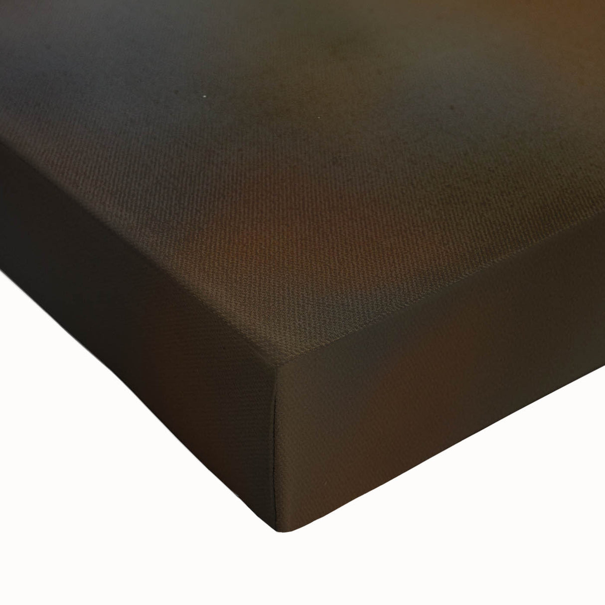 Modern Abstract Wall Art – Glowing Golden Brown Canvas Print