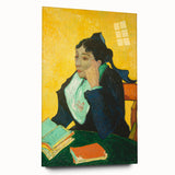 Impressionist Portrait - Madame Ginoux by Van Gogh Wall Art Print