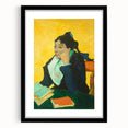 Impressionist Portrait - Madame Ginoux by Van Gogh Wall Art Print