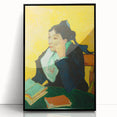 Impressionist Portrait - Madame Ginoux by Van Gogh Wall Art Print