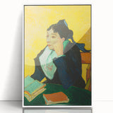 Impressionist Portrait - Madame Ginoux by Van Gogh Wall Art Print