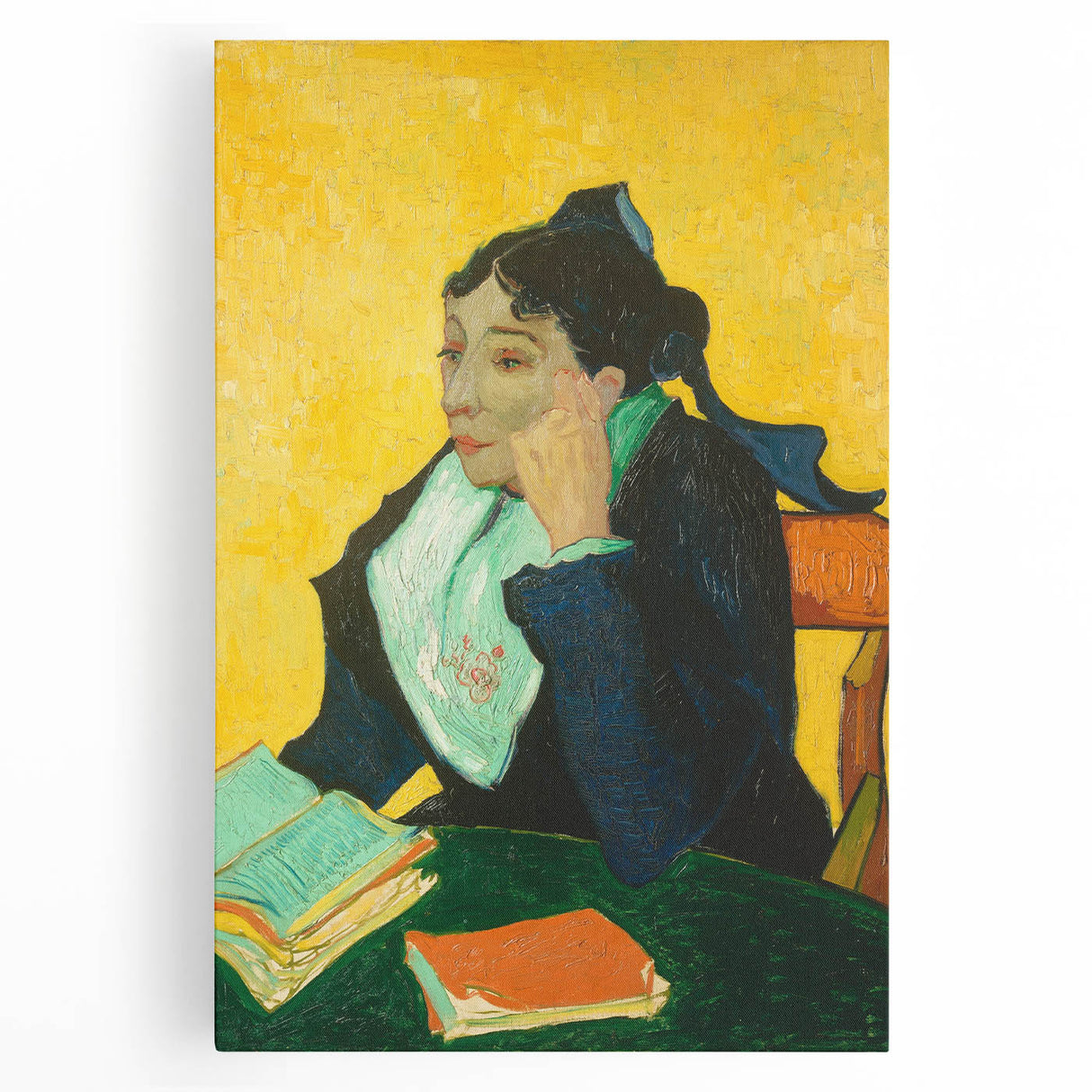 Impressionist Portrait - Madame Ginoux by Van Gogh Wall Art Print