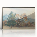 Autumn Forest Modern Art Print - Nature-Inspired Contemporary Decor