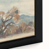 Autumn Forest Modern Art Print - Nature-Inspired Contemporary Decor