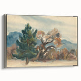 Autumn Forest Modern Art Print - Nature-Inspired Contemporary Decor