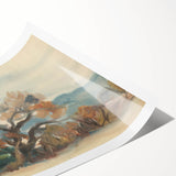 Autumn Forest Modern Art Print - Nature-Inspired Contemporary Decor