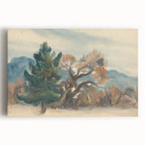 Autumn Forest Modern Art Print - Nature-Inspired Contemporary Decor