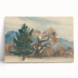 Autumn Forest Modern Art Print - Nature-Inspired Contemporary Decor