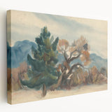 Autumn Forest Modern Art Print - Nature-Inspired Contemporary Decor