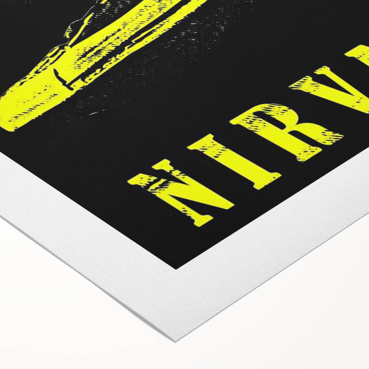 Nirvana Shoes & Microphone Poster - Retro Punk Art - Vintage Rock Print