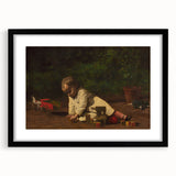 Timeless Realism Art Print - Child at Play by Eakins