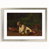 Timeless Realism Art Print - Child at Play by Eakins