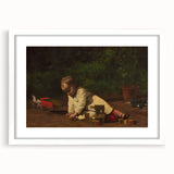 Timeless Realism Art Print - Child at Play by Eakins