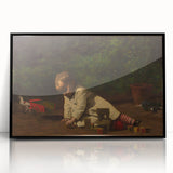 Timeless Realism Art Print - Child at Play by Eakins