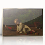 Timeless Realism Art Print - Child at Play by Eakins