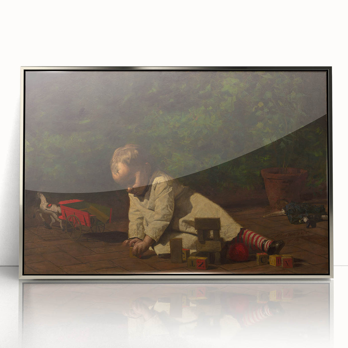 Timeless Realism Art Print - Child at Play by Eakins