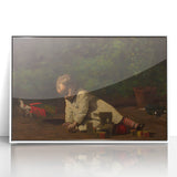 Timeless Realism Art Print - Child at Play by Eakins