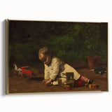 Timeless Realism Art Print - Child at Play by Eakins