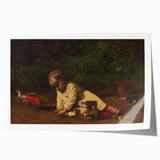 Timeless Realism Art Print - Child at Play by Eakins