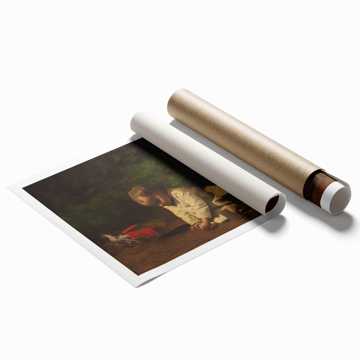 Timeless Realism Art Print - Child at Play by Eakins