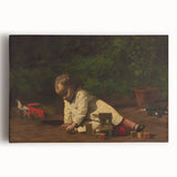 Timeless Realism Art Print - Child at Play by Eakins