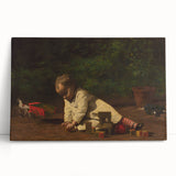 Timeless Realism Art Print - Child at Play by Eakins