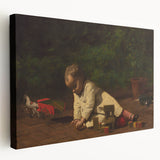 Timeless Realism Art Print - Child at Play by Eakins