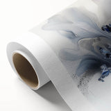 Vibrant abstract floral artwork on rolled canvas, showcasing bold colors and intricate details, perfect for home decor. Packaged securely in a protective tube.