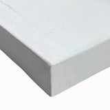 Close-up view of an abstract floral stretched canvas artwork showcasing vibrant colors and intricate details, perfect for modern home decor and art enthusiasts.