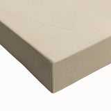 Close-up of a stretched canvas featuring abstract minimalist wall art with soft beige and gray tones, ideal for modern home decor and artistic ambiance.