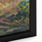 Expressionist Art Sunset in the Mountains - Modern Expressionism Wall Art