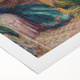 Impressionist Portrait - Madame Monet Embroidering by Claude Monet Art