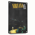 Nirvana Live at Reading Poster - Retro Concert Art - Vintage Rock Print