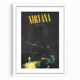 Nirvana Live at Reading Poster - Retro Concert Art - Vintage Rock Print