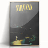 Nirvana Live at Reading Poster - Retro Concert Art - Vintage Rock Print