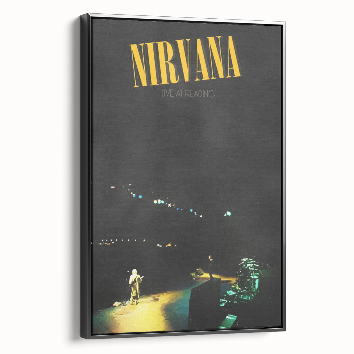 Nirvana Live at Reading Poster - Retro Concert Art - Vintage Rock Print