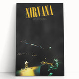 Nirvana Live at Reading Poster - Retro Concert Art - Vintage Rock Print