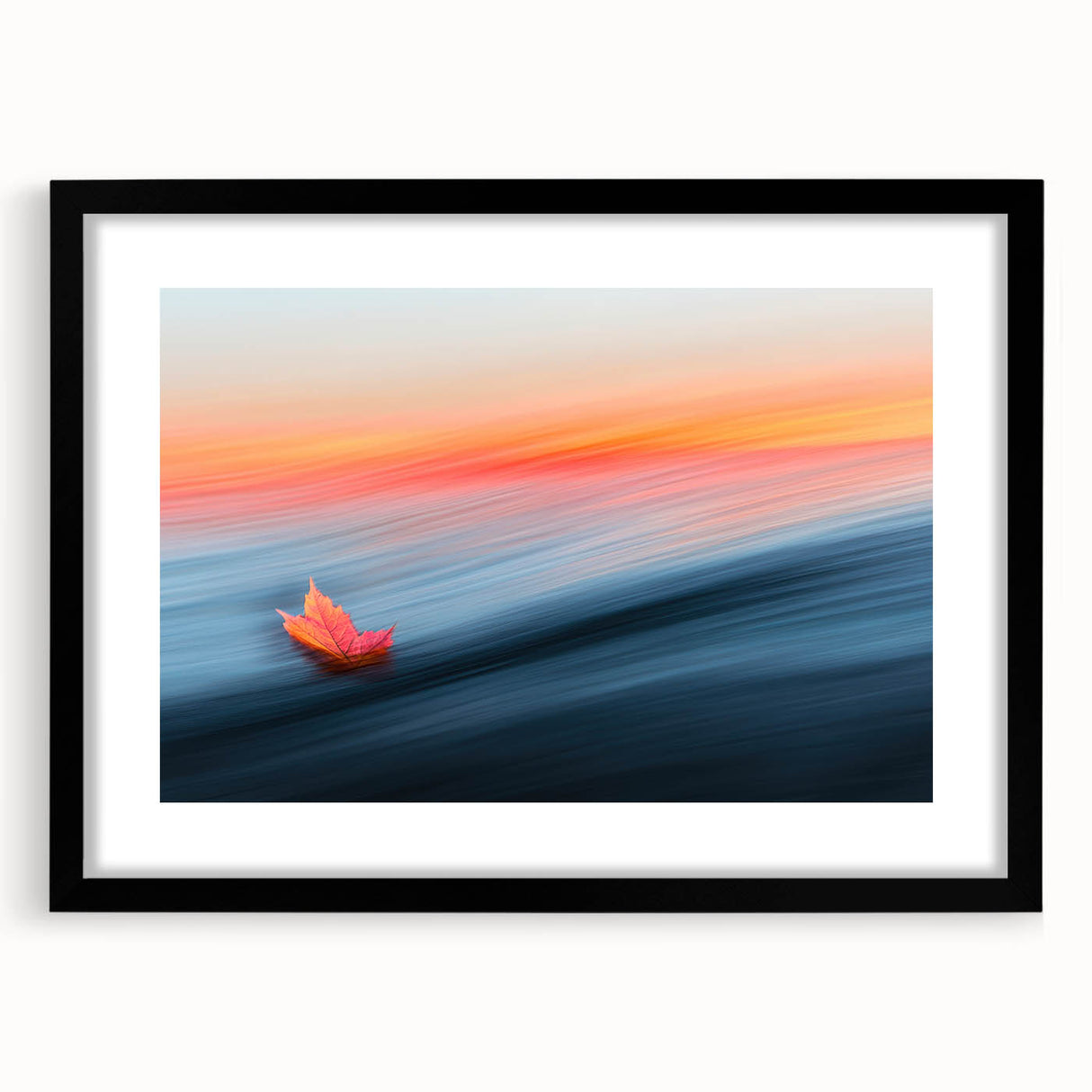 Autumn Leaf in Motion – Abstract Nature Wall Art Photography