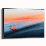 Autumn Leaf in Motion – Abstract Nature Wall Art Photography