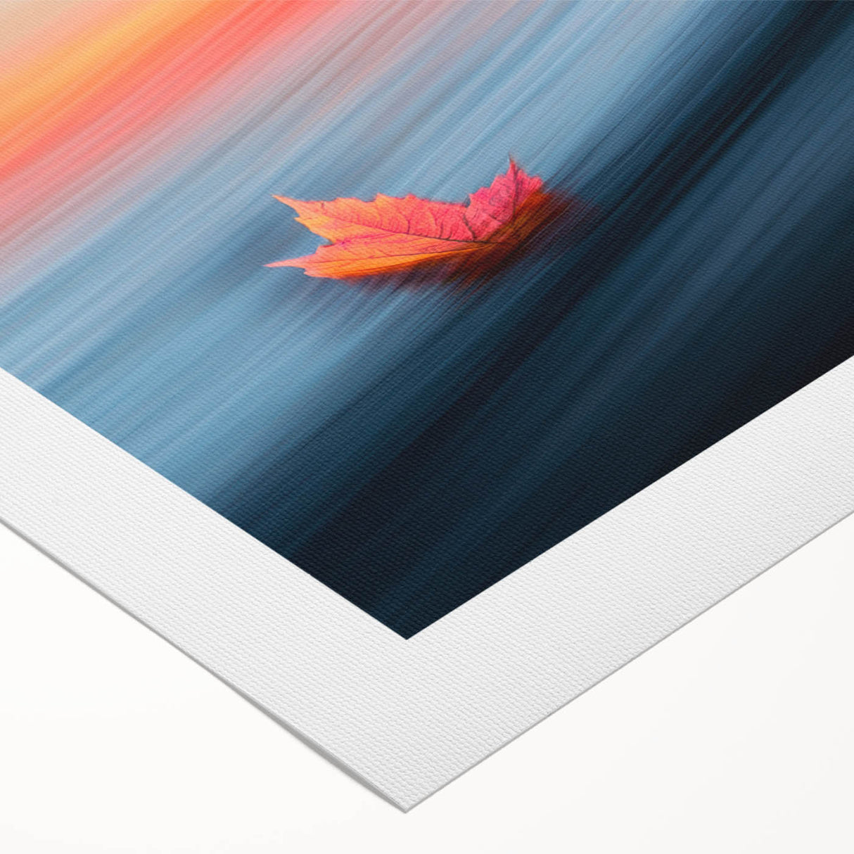 Autumn Leaf in Motion – Abstract Nature Wall Art Photography