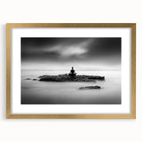 Stillness Within – Minimalist Emotive Wall Art in Black and White
