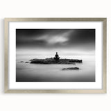 Stillness Within – Minimalist Emotive Wall Art in Black and White