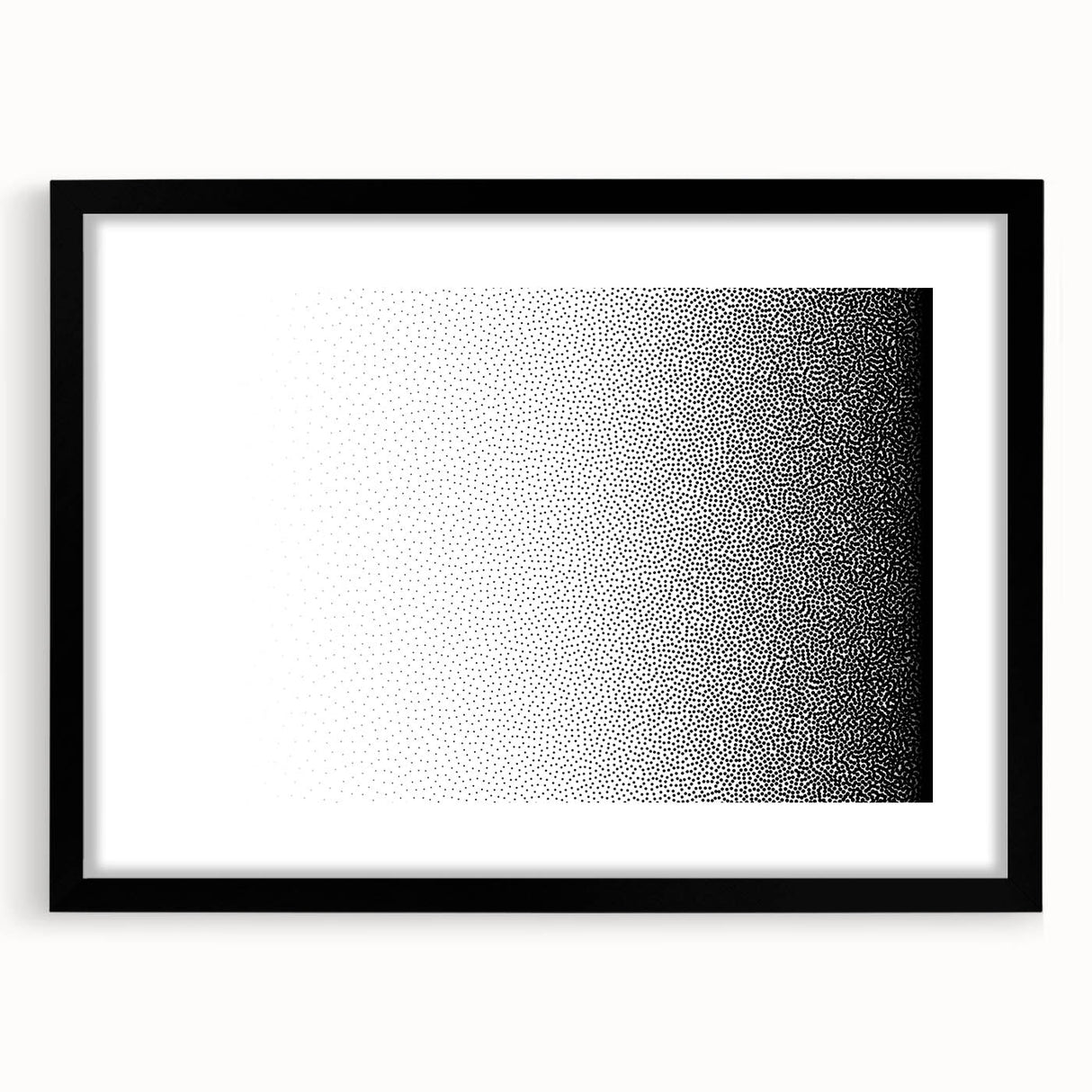 Minimalist Halftone Gradient Bedroom Wall Art – Framed & Canvas