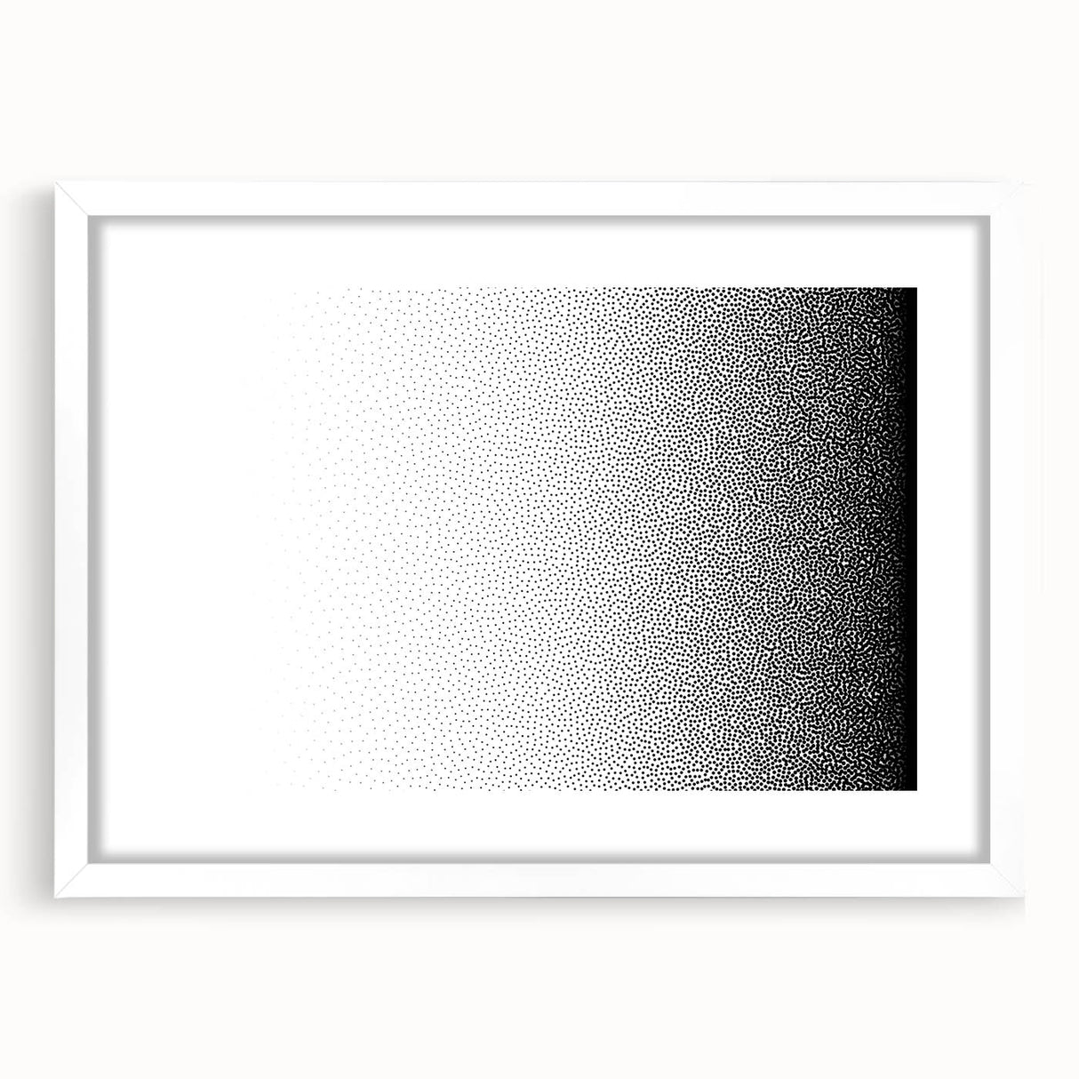 Minimalist Halftone Gradient Bedroom Wall Art – Framed & Canvas