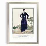 Chic Art Deco Wall Art - Le Paysage Romantique Fashion Illustration