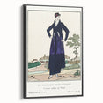 Chic Art Deco Wall Art - Le Paysage Romantique Fashion Illustration